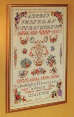 Stickpackung Oehlenschläger - Mustertuch Alphabet 35x47 cm