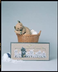 Oehlenschläger Stickpackung - Katzenreihe