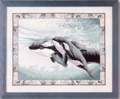 Stickpackung Oehlenschläger - Wale 33x40 cm