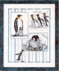 Stickpackung Oehlenschläger - Pinguine 30x37 cm