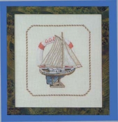Stickpackung Oehlenschläger - Segelschiff 24x25 cm