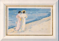 Oehlenschläger Stickpackung - Spaziergang am Strand