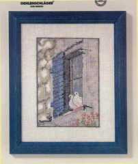 Stickpackung Oehlenschläger - Tauben am Fenster 16x20 cm