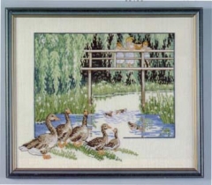 Stickpackung Oehlenschläger - Enten 34x40 cm