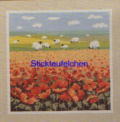 Oehlenschläger Stickpackung - Mohnblumenfeld