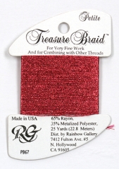 Petit Treasure Braid Rainbow Gallery - Raspberry