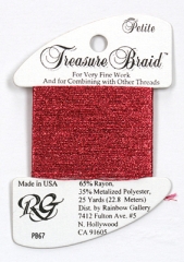 Rainbow Gallery Petit Treasure Braid - Raspberry