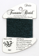 Rainbow Gallery Petit Treasure Braid - Deep Midnight Blue