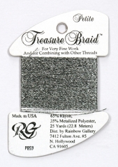 Petit Treasure Braid Rainbow Gallery - Black Silver