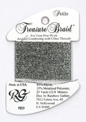 Rainbow Gallery Petit Treasure Braid - Black Silver