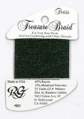 Petit Treasure Braid Rainbow Gallery - Midnight Green