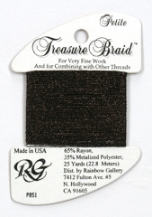 Rainbow Gallery Petit Treasure Braid - Dark Chocolate