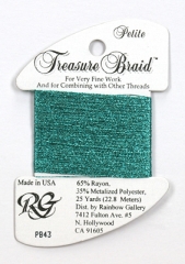 Petit Treasure Braid Rainbow Gallery - Turquoise
