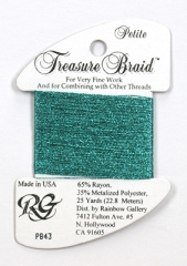 Rainbow Gallery Petit Treasure Braid - Turquoise