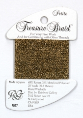 Rainbow Gallery Petit Treasure Braid - Dark Antique Gold