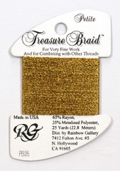 Rainbow Gallery Petit Treasure Braid - Lite Antique Gold