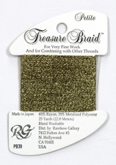 Rainbow Gallery Petit Treasure Braid - Antique Gold