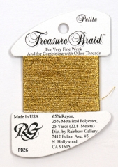 Petit Treasure Braid Rainbow Gallery - Yellow gold