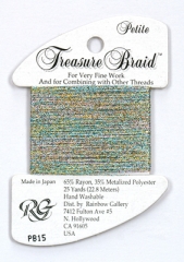 Petit Treasure Braid Rainbow Gallery - Confetti Blue