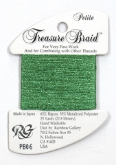 Rainbow Gallery Petit Treasure Braid - Green