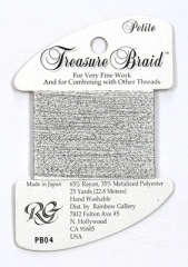 Petit Treasure Braid Rainbow Gallery - Silver