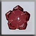 Mill Hill Glass Treasures 12009 - 5 Petal Dim Flower Ruby