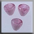 Mill Hill Glass Treasures 12030 - Small Bell Flower Marbled Rose