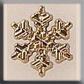 Mill Hill Glass Treasures 12036 - Small Snowflake Gold