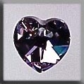 Mill Hill Crystal Treasures 13043 - Small Heart Alabaster Vitrail Light