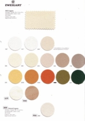 Stoffmusterkarte Zweigart Lugana 25ct mit Originalstoffen