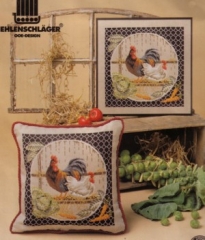 Stickpackung Oehlenschläger - Hühnerstall 37x37 cm