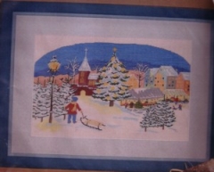 Stickpackung Oehlenschläger - Winterlandschaft 32x47 cm