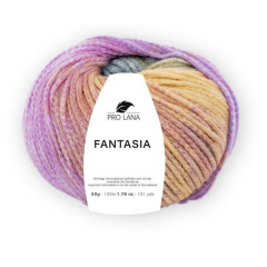 Fantasia Pro Lana - orange-pink-grün (186)