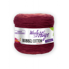 Woolly Hugs Bobbel Cotton - orange-bordeaux (73)