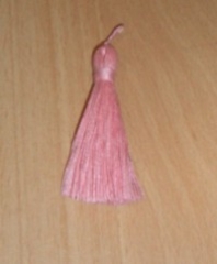 Quasten rosa für Leinenbänder - Vaupel & Heilenbeck