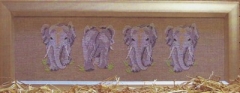 Stickpackung Oehlenschläger - Elefantenreihe 15x53 cm