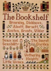 Stickvorlage Little House Needleworks - The Bookshelf