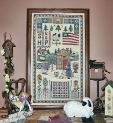 Stickvorlage Linda Myers - Woolgatherers Cottage Farm (Ausverkauf)