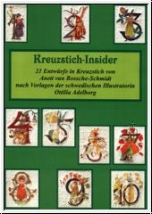Stickvorlage Kreuzstich-Insider Stickheft 21 Entwürfe Zahlen