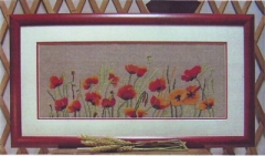 Oehlenschläger Stickpackung - Mohnblumen