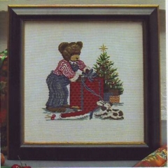 Oehlenschläger Stickpackung - Weihnachtsteddy