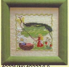Stickpackung Oehlenschläger - Märchen Däumelinchen 13,5x13,5 cm