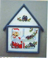 Stickpackung Oehlenschläger - Haus Weihnachtsmann 11x16 cm