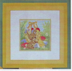 Stickpackung Oehlenschläger - Hase & Küken 25x25 cm