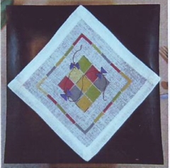 Stickpackung Oehlenschläger - Deckchen Quadrate 18x18 cm