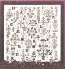 Stickvorlage Rosewood Manor Designs - Language Of The Flowers