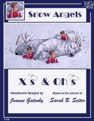 Stickvorlage Xs and Ohs - Snow Angels