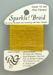 Rainbow Gallery Sparkle! Braid Yellow Gold