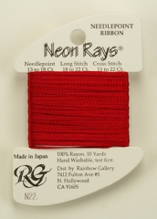 Neon Rays - Crimson - Rainbow Gallery
