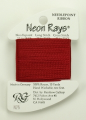 Neon Rays - Brick Red - Rainbow Gallery